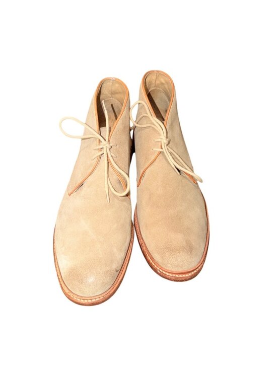 Frye & Co Paul Suede Chukka Tan Boots Mens 13D Preppy Old Money Luxury Boot Work main image 11